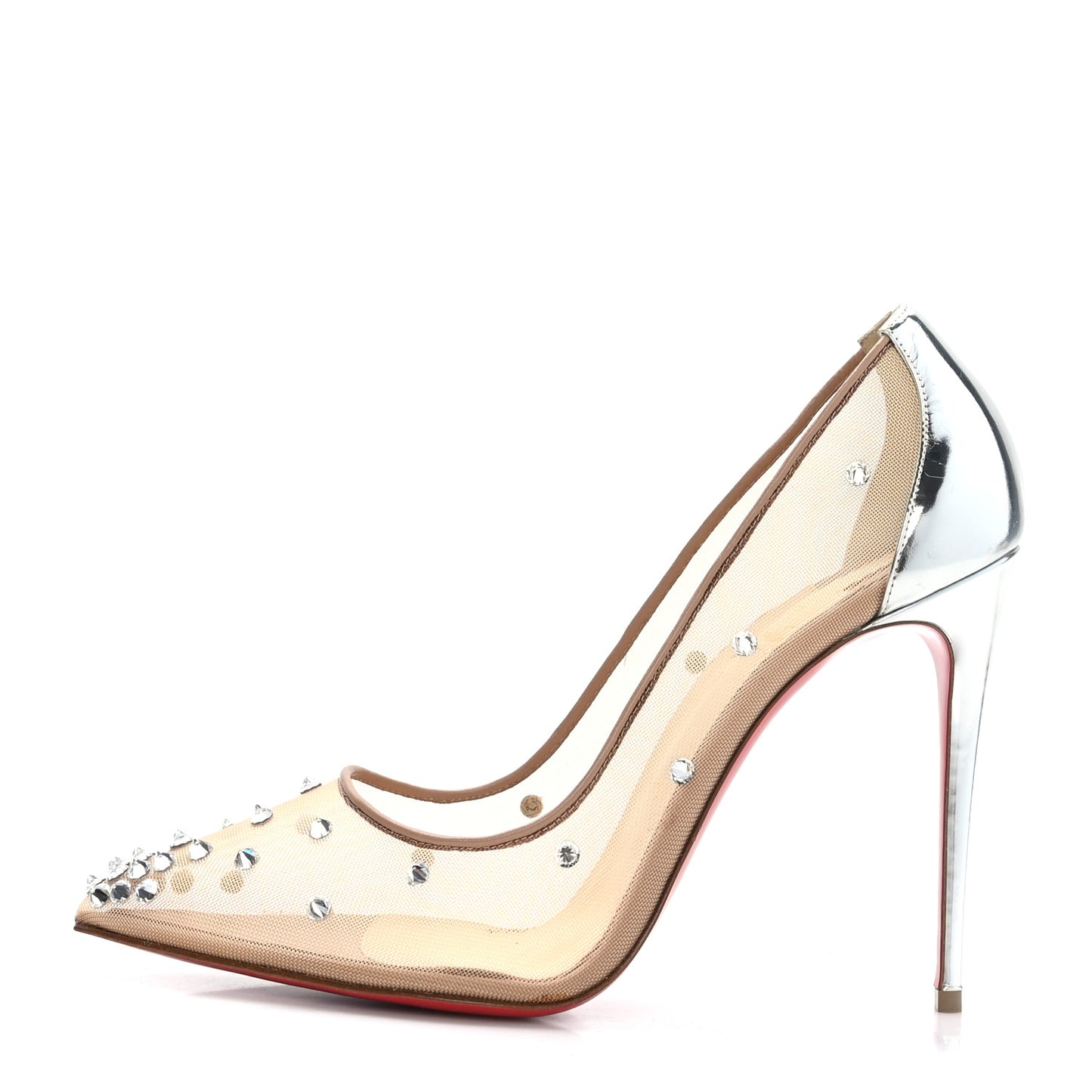 Rete Nappa Degrade 2019 100 Pumps 40 Nude Silver