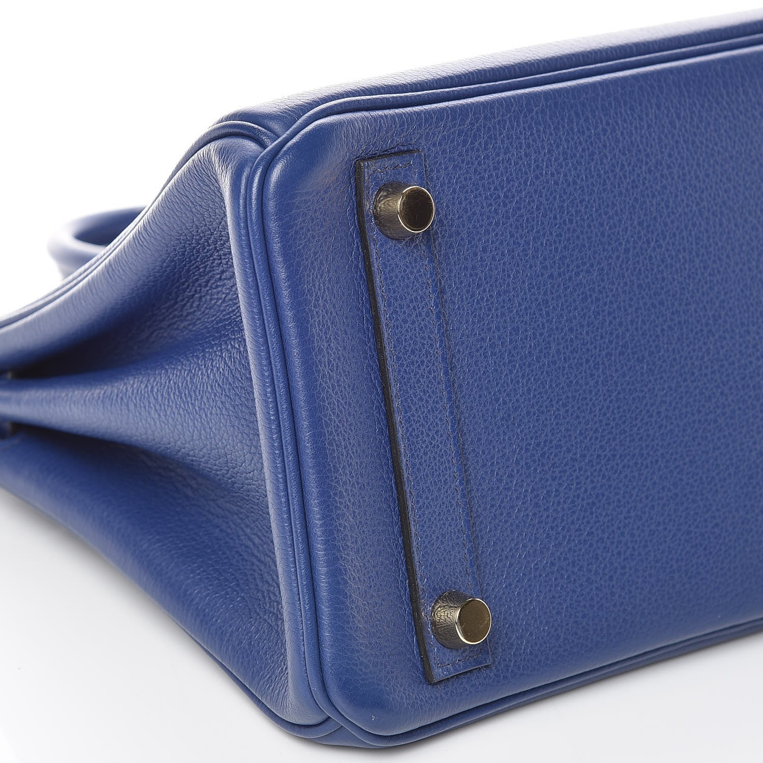 Hermes Taurillon Novillo Birkin 25 Bleu Saphir 32 of 34