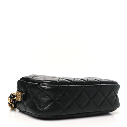 Chanel Lambskin Quilted Small Timeless Camera Case Black 4 of 10