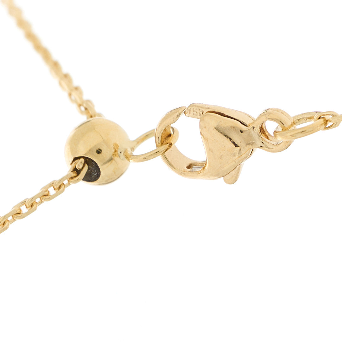 18K Yellow Gold Diamond LM Move Uno Pave Pendant Necklace