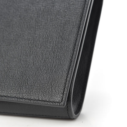 Saint Laurent Calfskin Monogram Large Belle De Jour Clutch Black 8 of 9