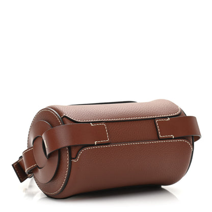 Chloe Small Grain Smooth Calfskin Mini Darryl Crossbody Sepia Brown 4 of 10