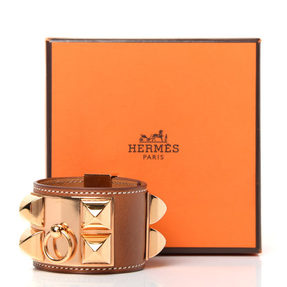 Hermes Barenia Collier de Chien CDC Bracelet XS Fauve 6 of 6