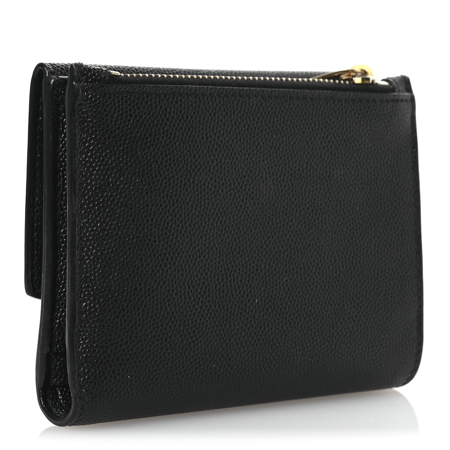 Grain De Poudre Monogram Bi-Fold Wallet Black