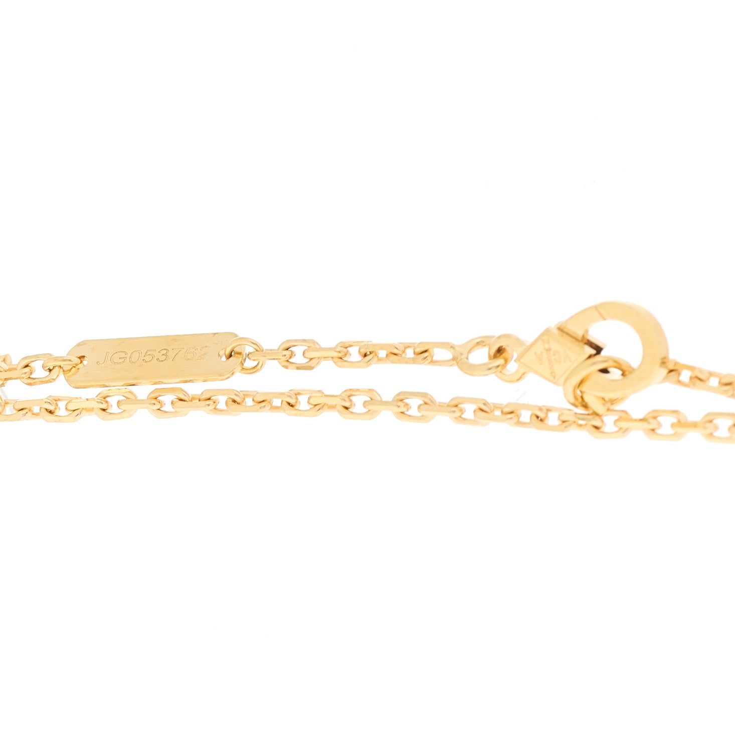Van Cleef & Arpels 18K Yellow Gold Black Onyx Magic Alhambra Pendant Necklace 5 of 5