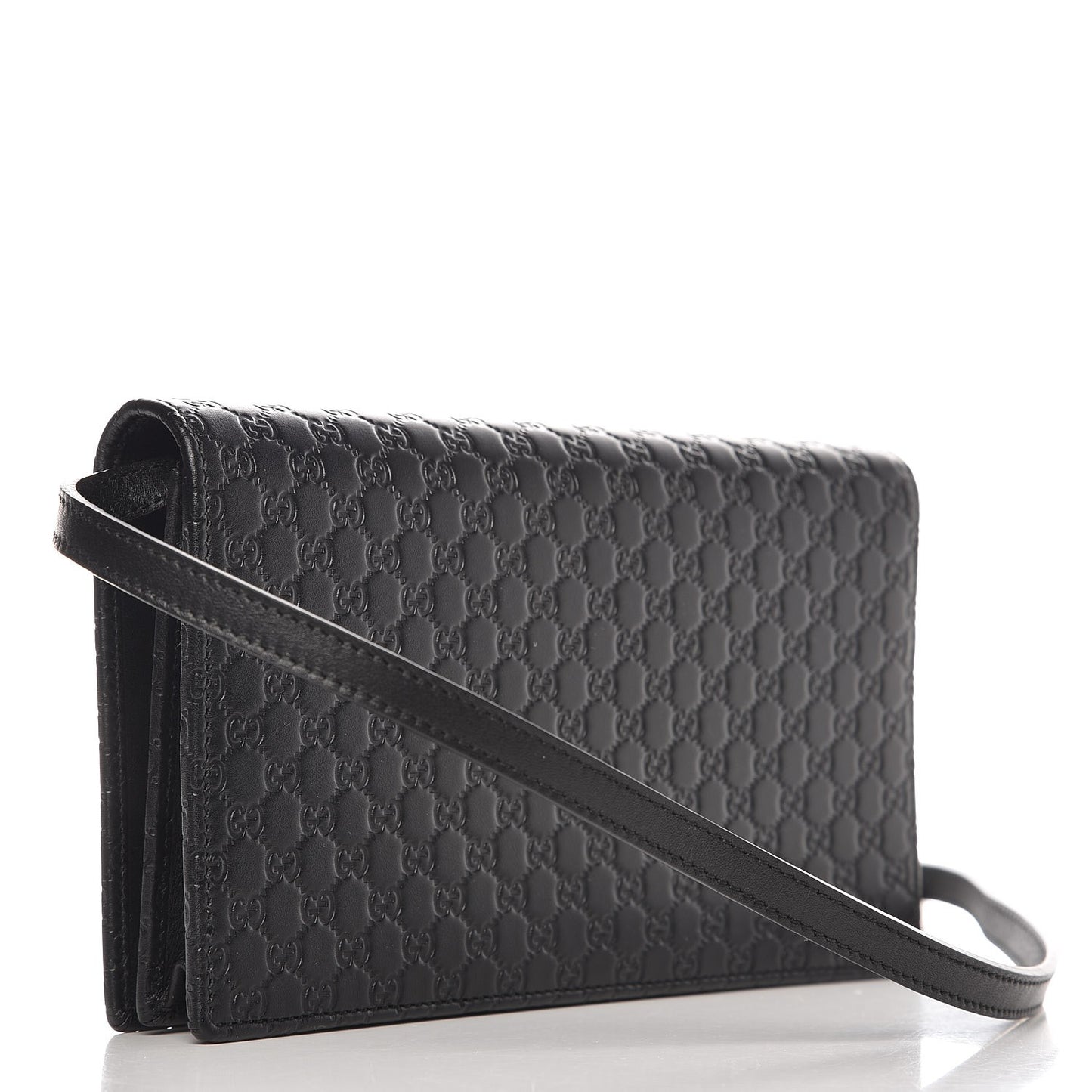 Microguccissima Chain Wallet Black