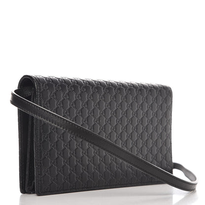 Gucci Microguccissima Chain Wallet Black 3 of 7