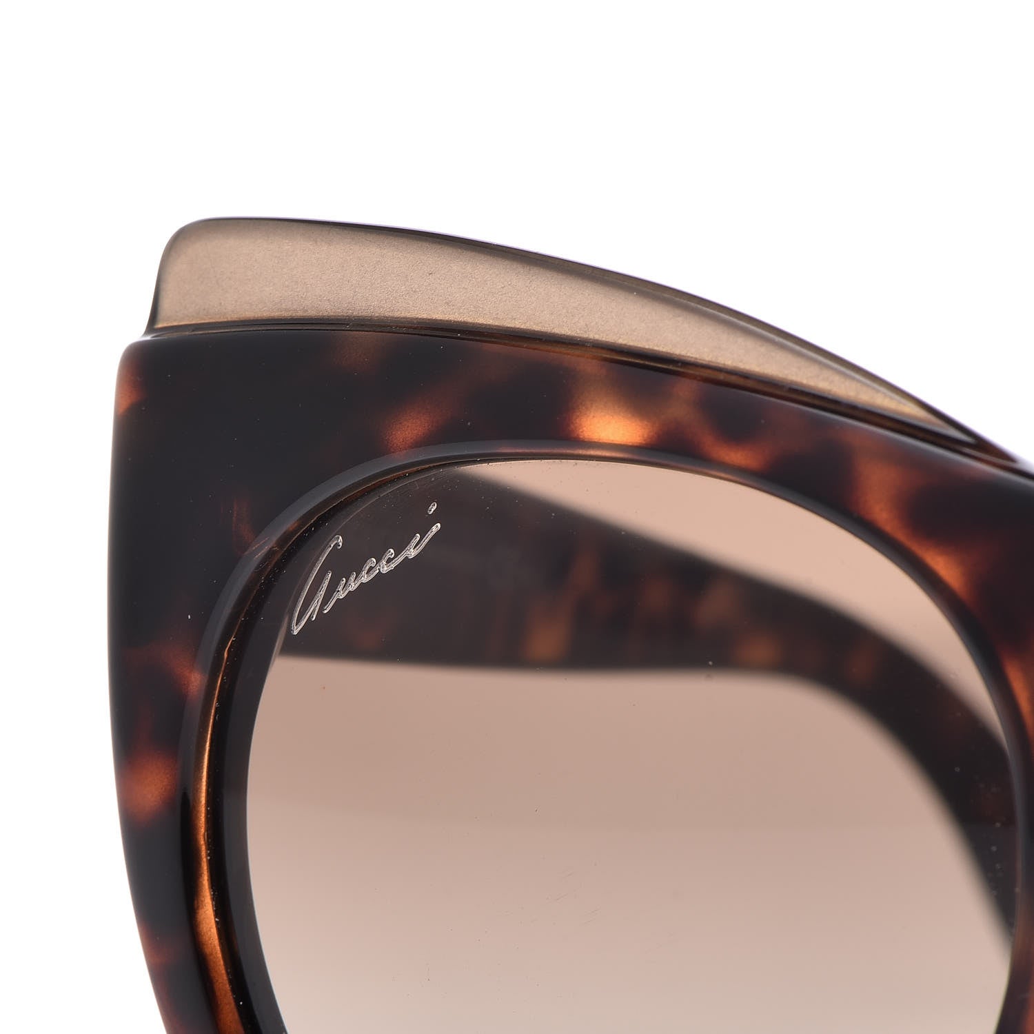 Gucci Cat Eye Sunglasses GG 3781/S Tortoise 8 of 10