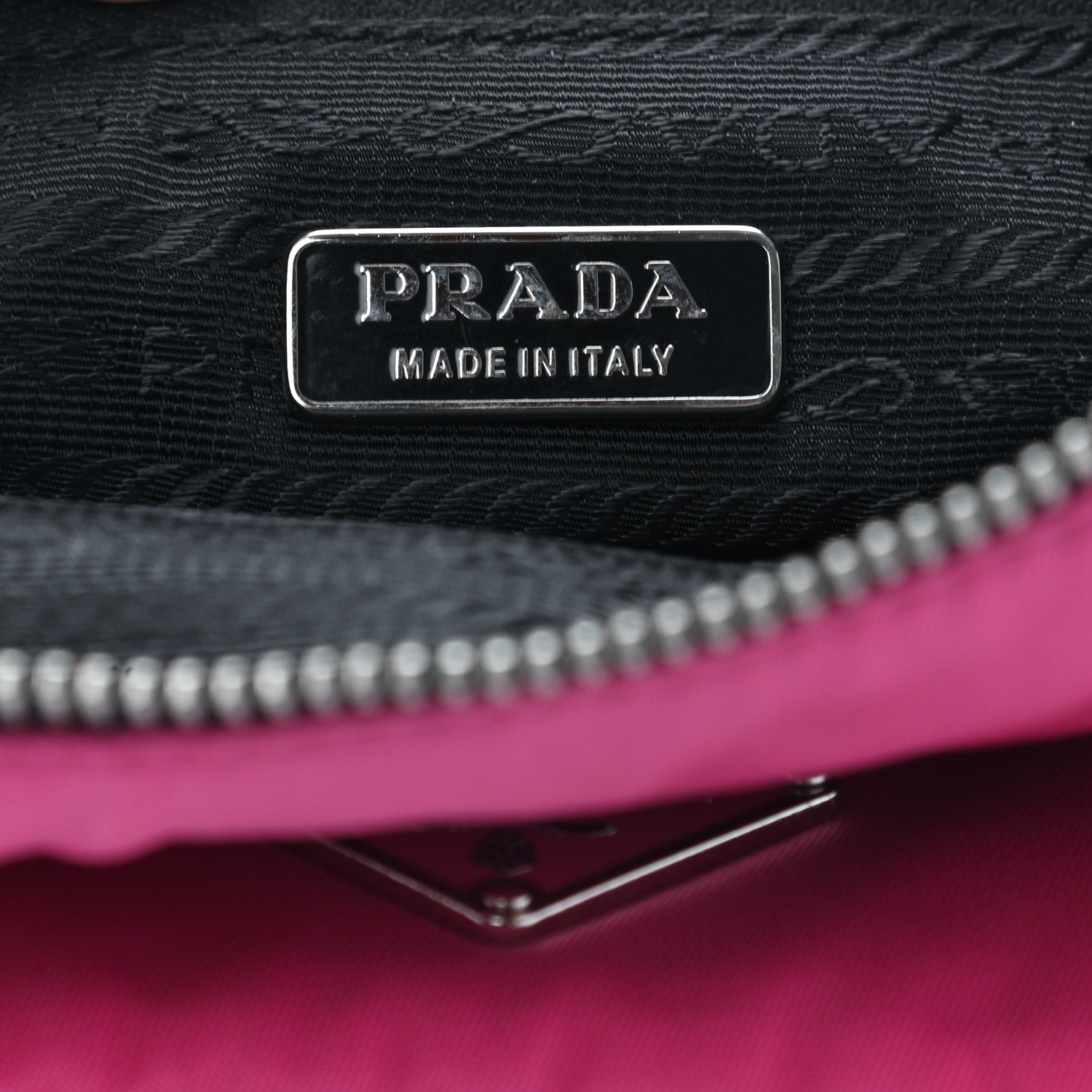 Prada Tessuto Sirio Pochette Fuxia 6 of 10