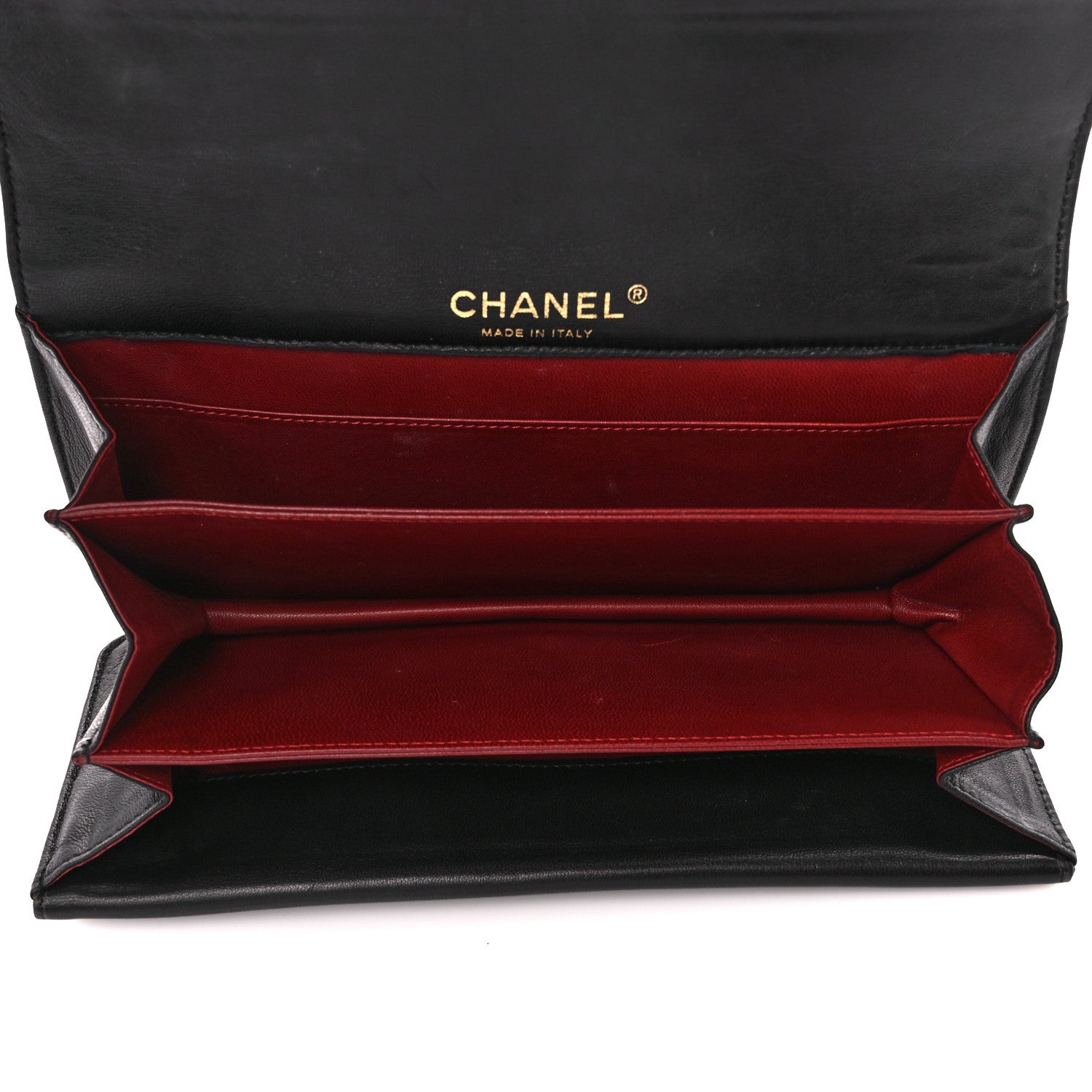 Chanel Lambskin Gold Chain Knot Clutch Black 5 of 11