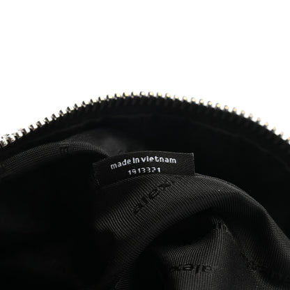 Alexander Wang Mesh Crystal Rhinestone Heiress Clutch Black Silver 8 of 10