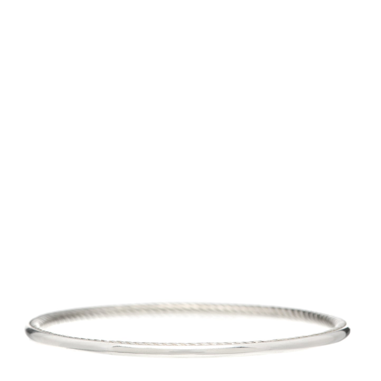 Sterling Silver 3mm Cable Classics Bangle Bracelet
