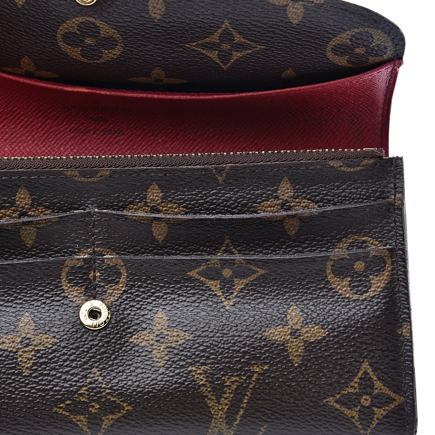 Louis Vuitton Monogram Emilie Wallet Fuchsia 14 of 16