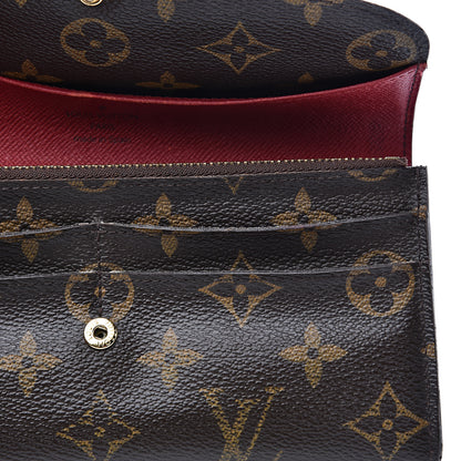 Louis Vuitton Monogram Emilie Wallet Fuchsia 14 of 16