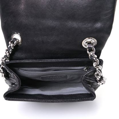 Chanel Washed Lambskin Quilted Mini Chain Around Flap Black 4 of 5
