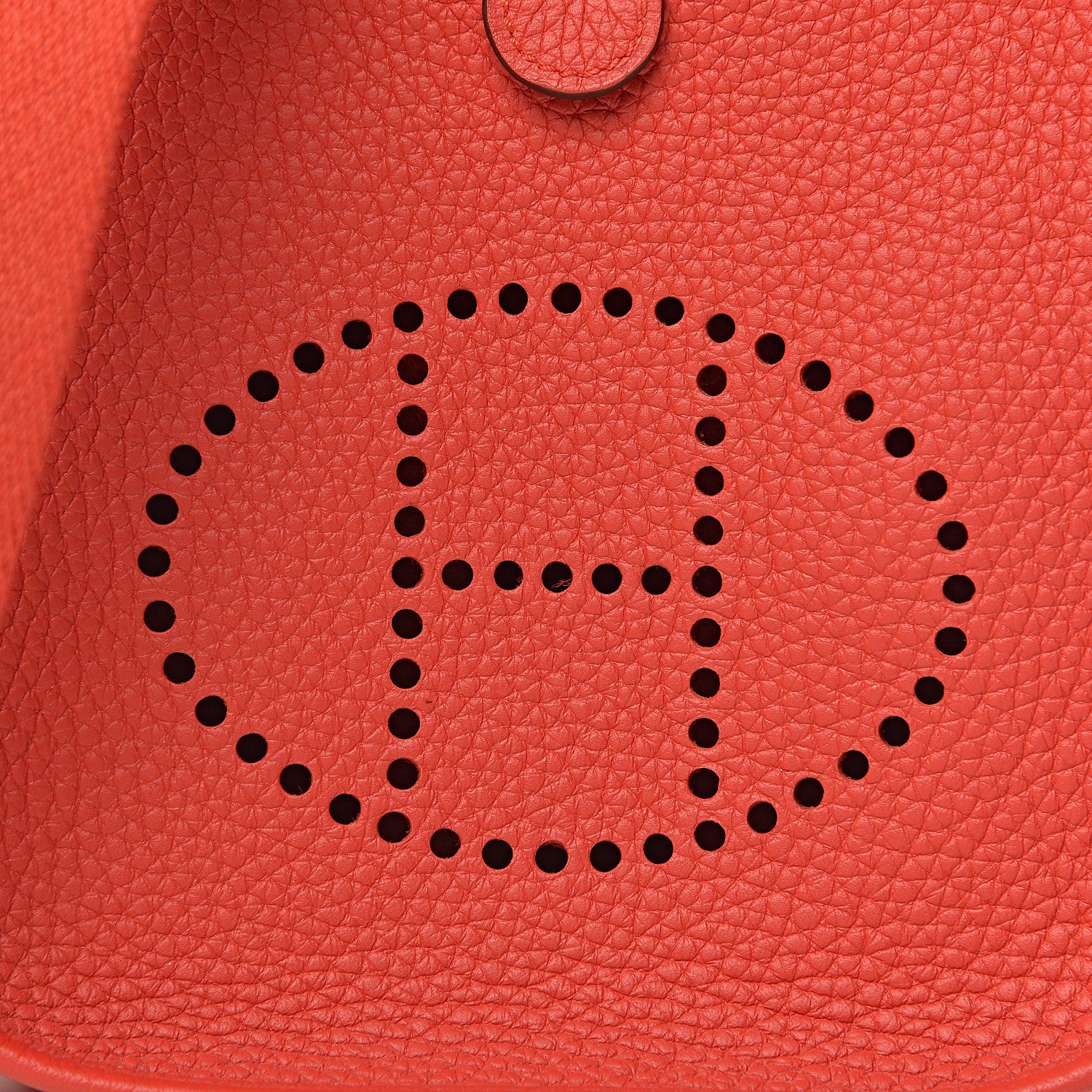 Hermes Taurillon Clemence Evelyne TPM Rouge Tomate 11 of 12