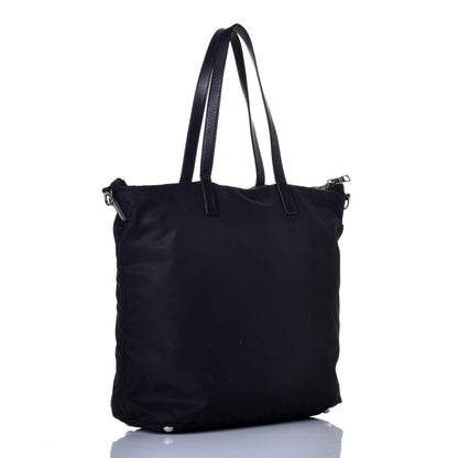 Prada Tessuto Nylon Saffiano Tote Black 3 of 8