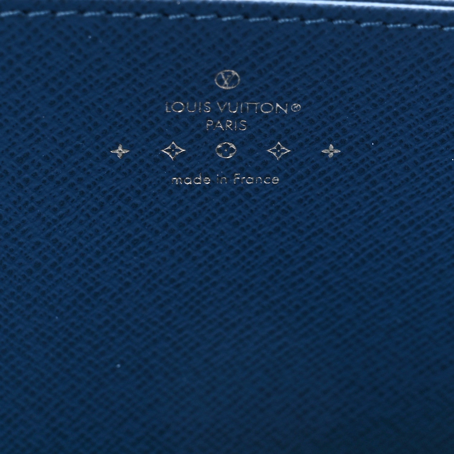 Louis Vuitton Monogram Denim Zippy Wallet NM Blue 6 of 6