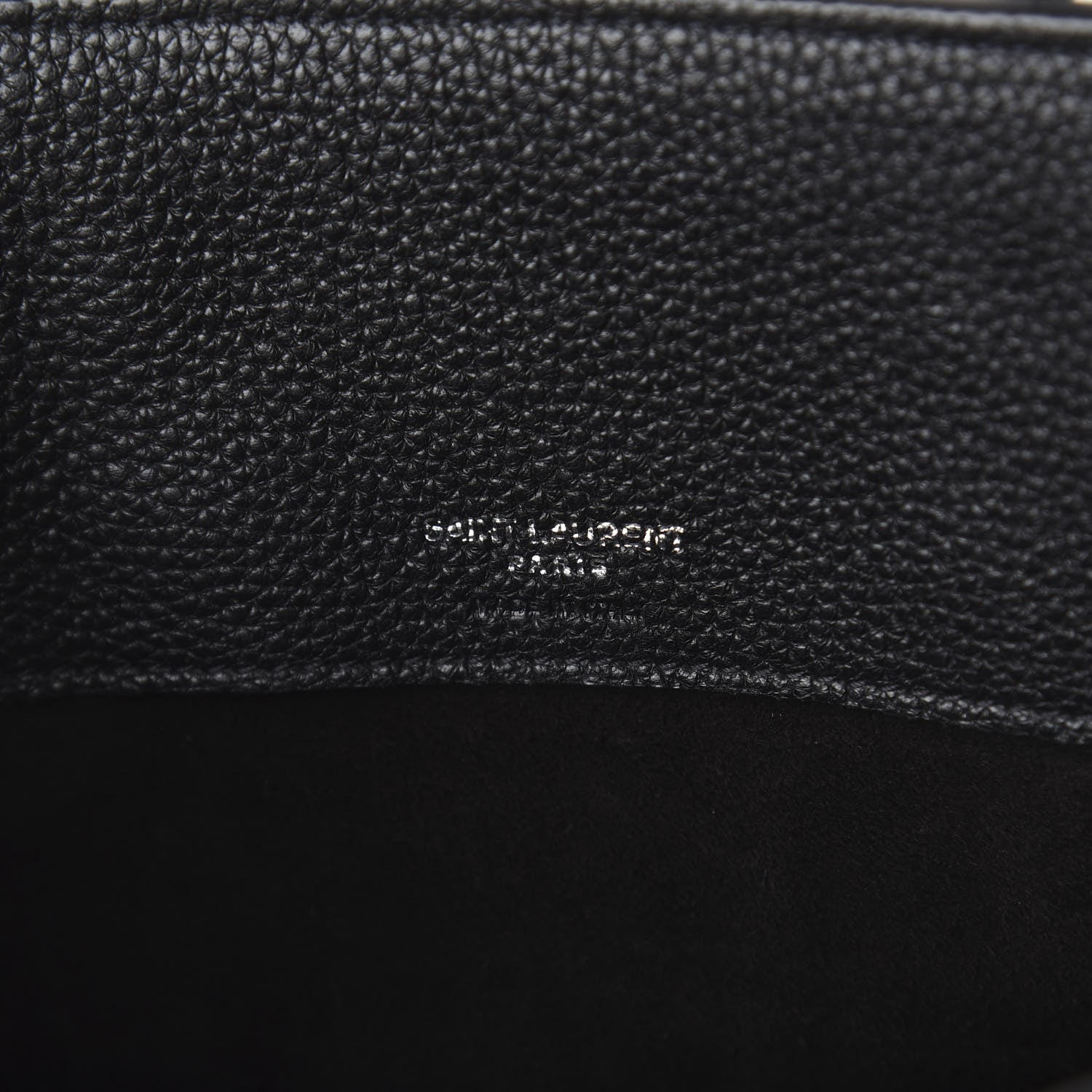 Saint Laurent Grained Calfskin Nano Sac De Jour Souple Black 7 of 10