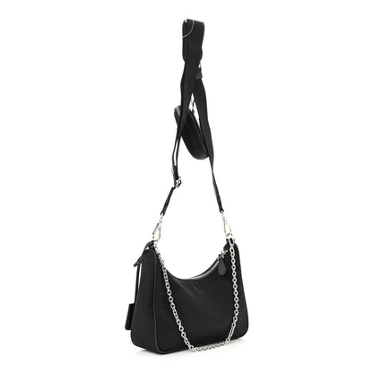 Prada Nylon Re-Edition 2005 Shoulder Bag Black 3 of 11