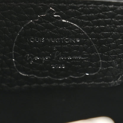 Louis Vuitton LV x YK Taurillon Flower Capucines BB Black 7 of 11