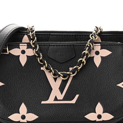 Louis Vuitton Empreinte Monogram Giant Multi Pochette Accessories Black Beige 7 of 9