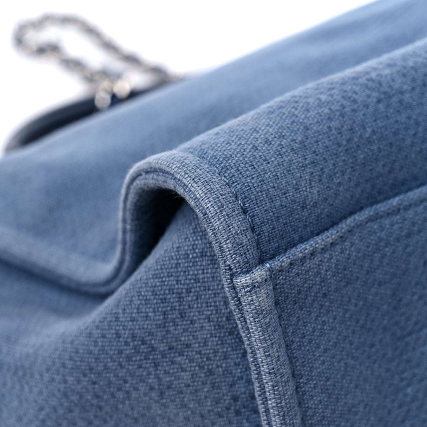 Canvas Medium Deauville Tote Blue