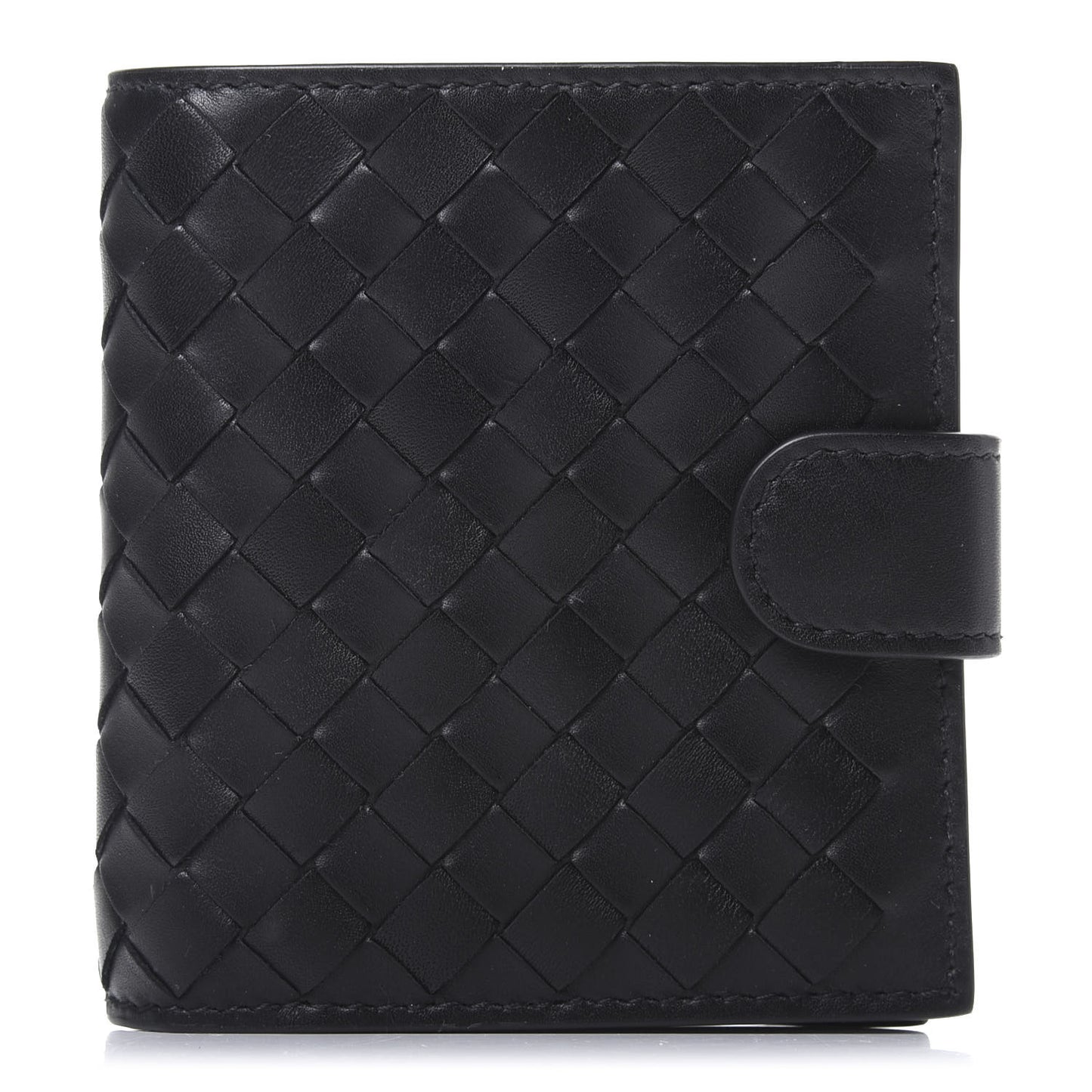 Nappa Intrecciato Mini Wallet Black