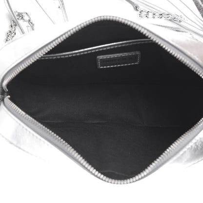 Jimmy Choo Metallic Calfskin Athini Camera Bag Silver 5 of 10