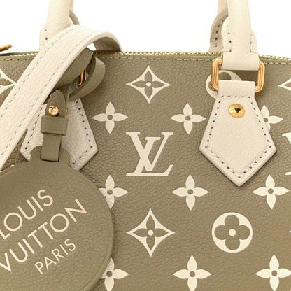 Louis Vuitton Empreinte Monogram Spring in the City Speedy Bandouliere 20 Kaki Beige Cream 7 of 11