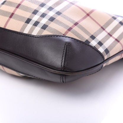 Burberry Haymarket Check Hartham Shoulder Bag Chocolate 7 of 13