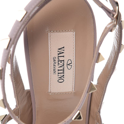 Valentino Garavani Nappa Rockstud Ankle Strap Pumps 40 Poudre 6 of 9