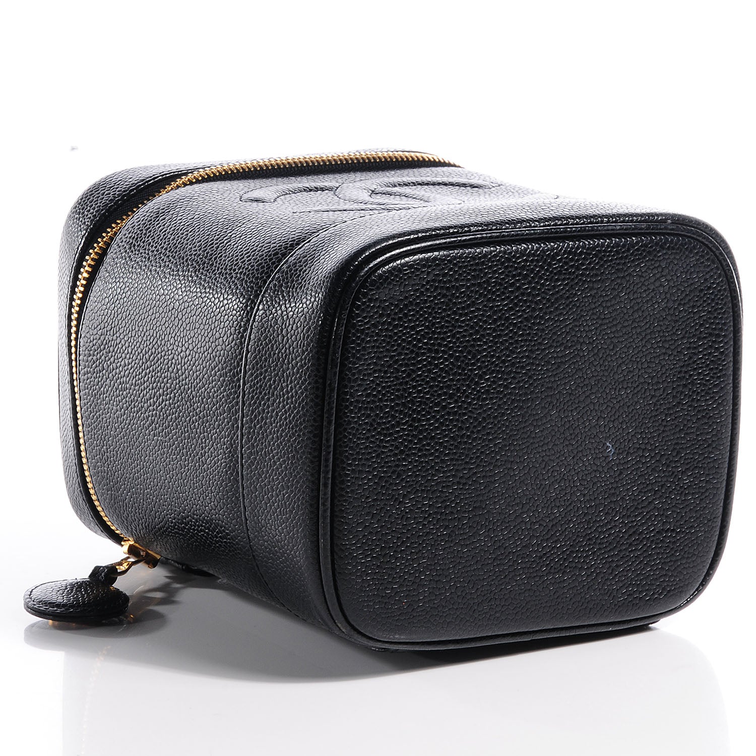Chanel Caviar Cosmetic Vanity Bag Black 4 of 8