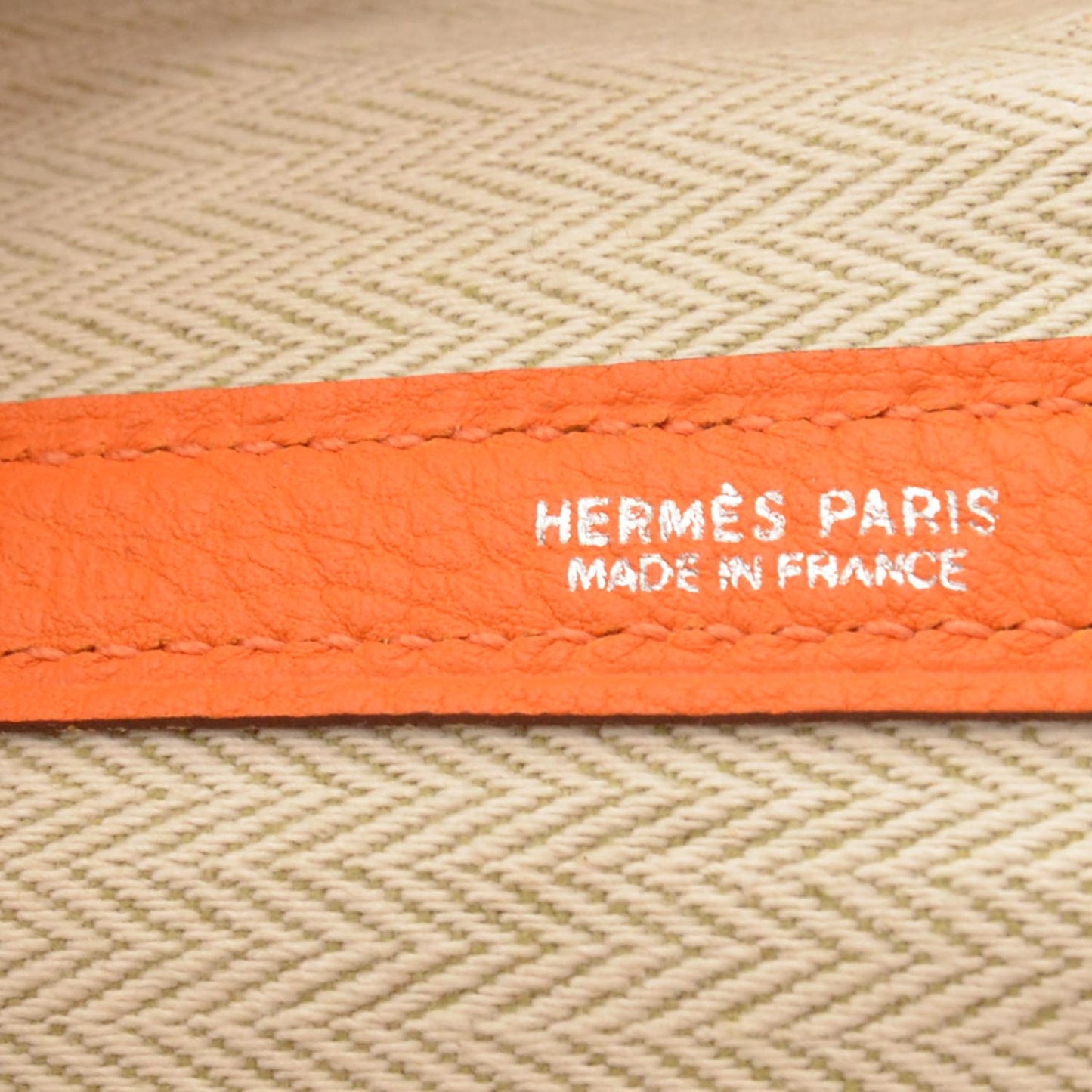 Veau Negonda Garden Party Tote 36 Orange