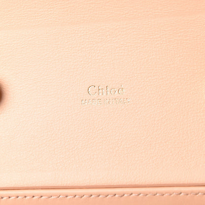 Chloe Calfskin Lizard Embossed Small Aby Lock Delicate Pink 6 of 10