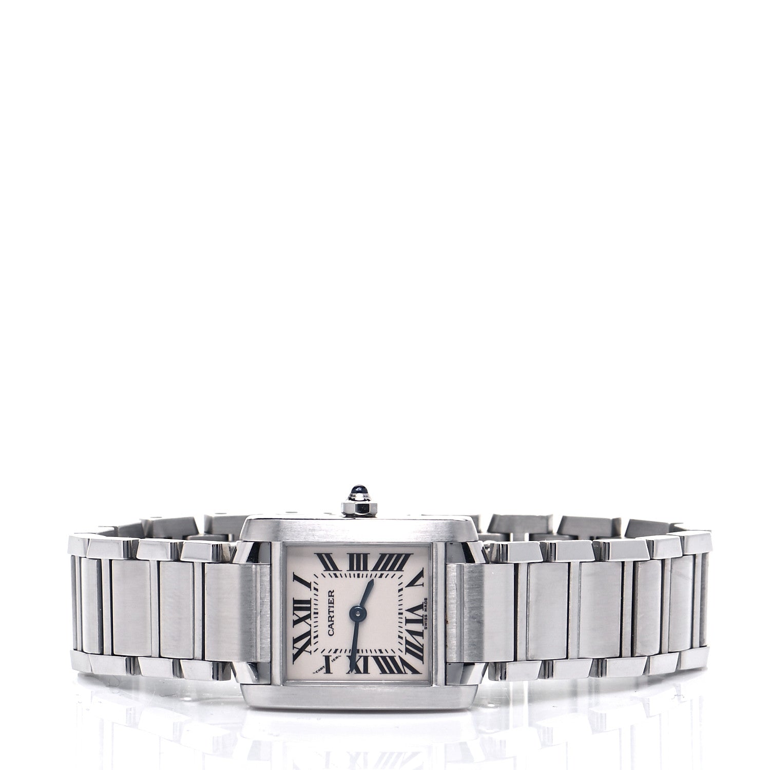 Cartier Stainless Steel 20mm Tank Francaise Quartz Watch 2 of 5