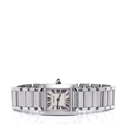 Cartier Stainless Steel 20mm Tank Francaise Quartz Watch 2 of 5