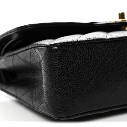 Chanel Caviar Quilted Small Double Flap Black 9 of 11