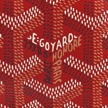 Goyard Goyardine Montmartre Glasses Case Red 6 of 7