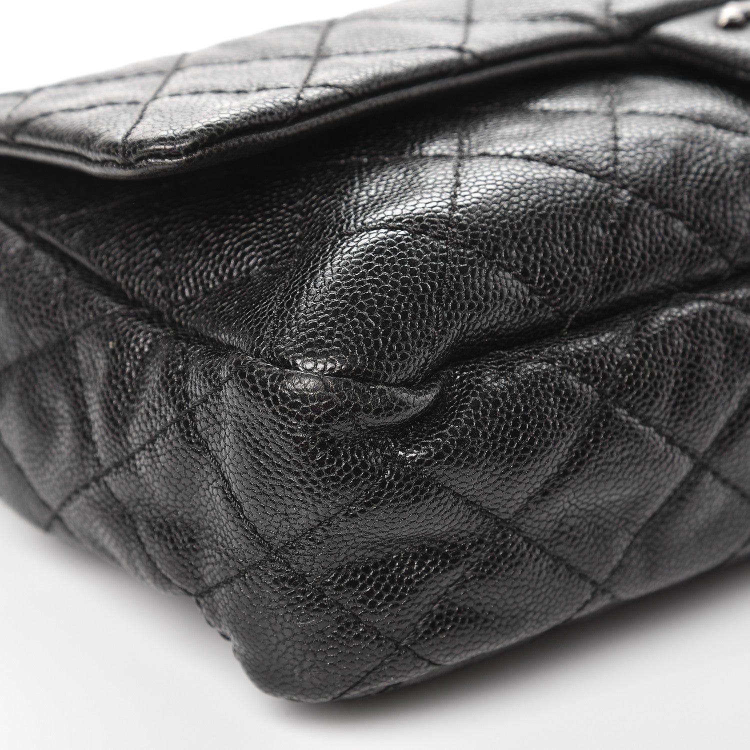 Chanel Iridescent Caviar Quilted Large Chic Flap Black 10 of 10