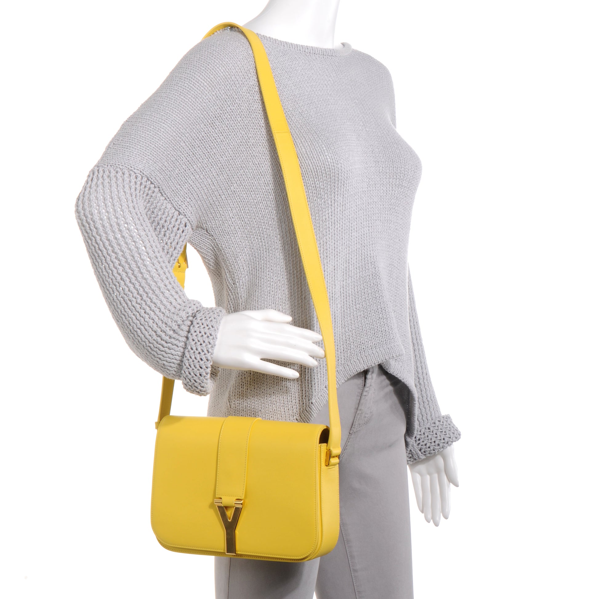 Saint Laurent Leather Classic Y Satchel Soleil 2 of 8