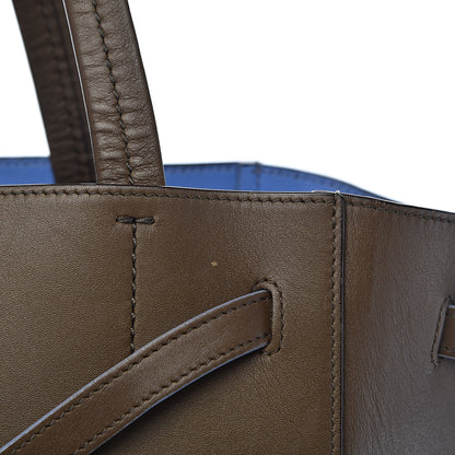 Celine Smooth Calfskin Small Tassel Cabas Phantom Brown Blue 14 of 23