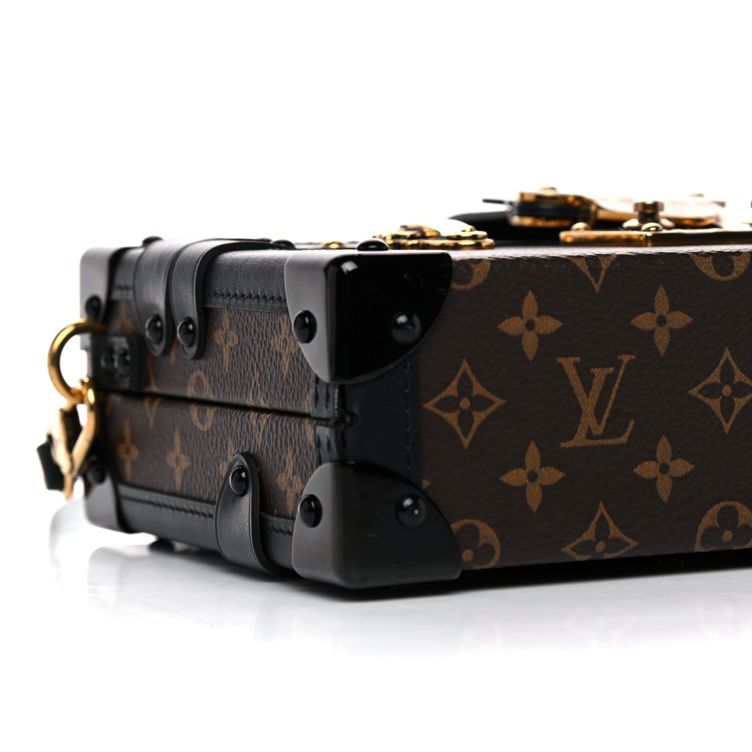 Louis Vuitton Monogram Petite Malle Black 4 of 14