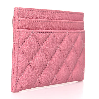 Chanel Caviar Quilted Boy Card Holder Pink 3 of 10