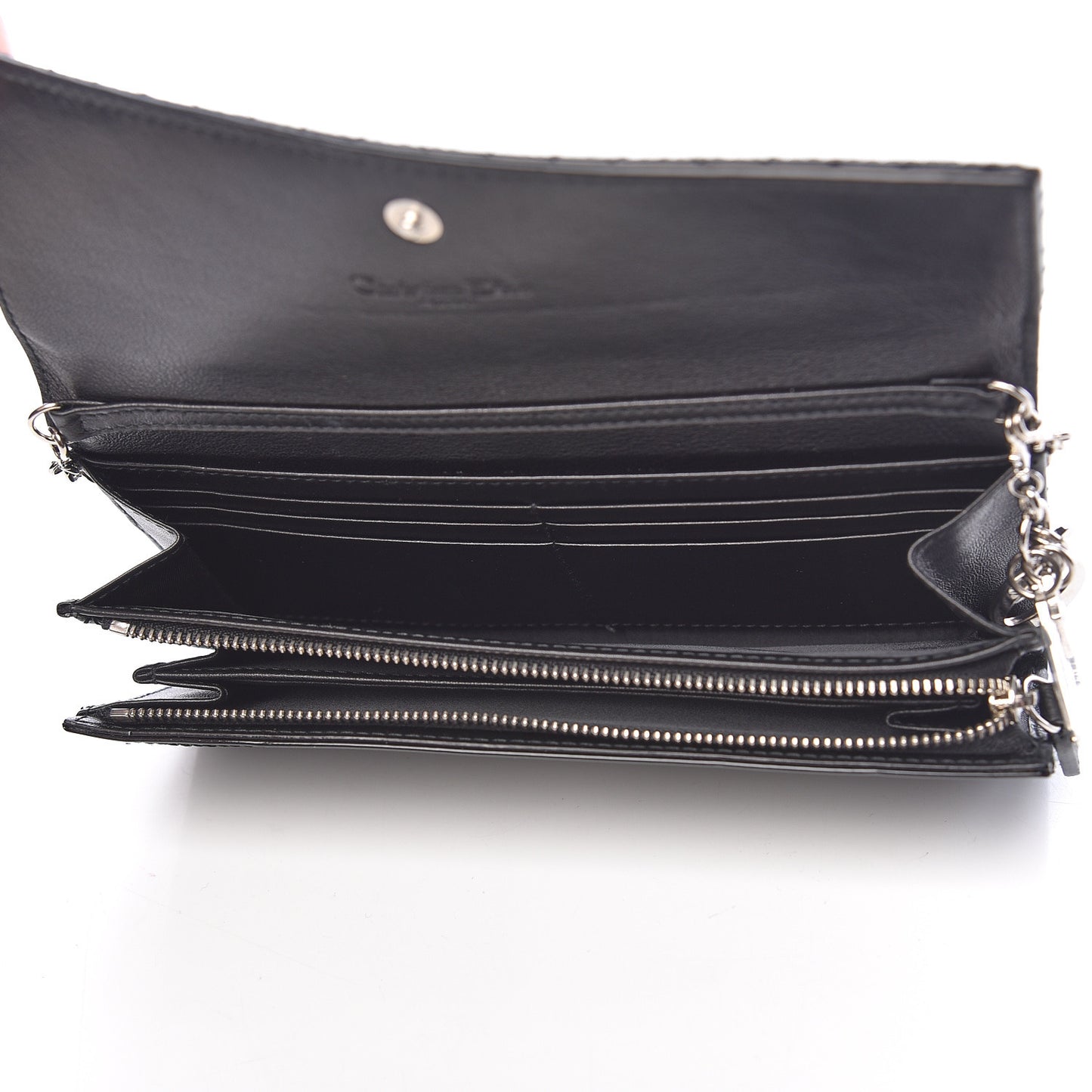 Patent Cannage Rendez-vous Chain Wallet Black