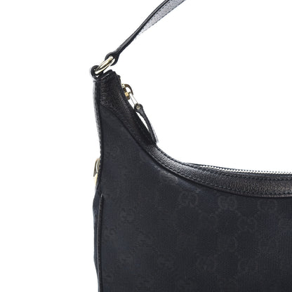 Gucci Monogram Small Charmy Hobo Black 8 of 13