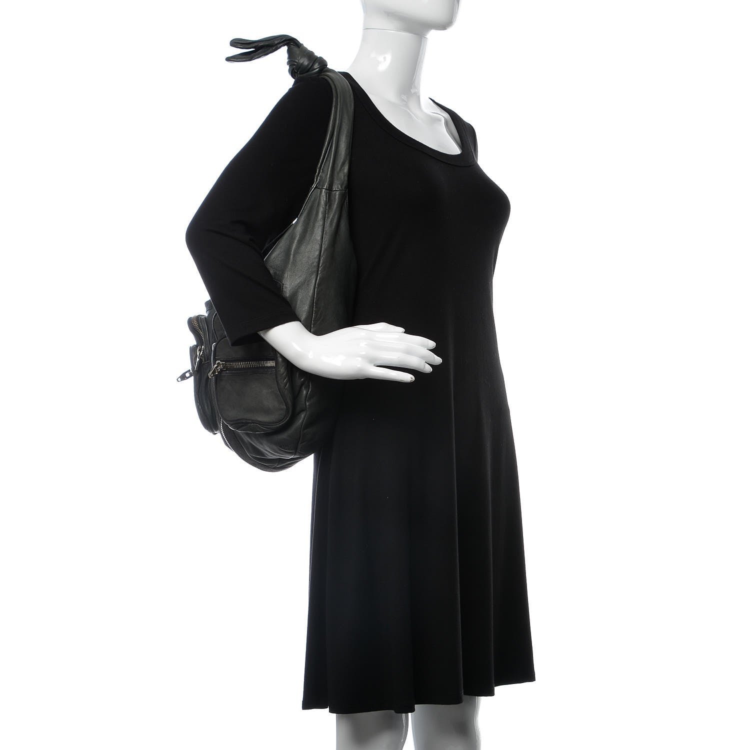 Alexander Wang Lambskin Donna Hobo Grey 2 of 11