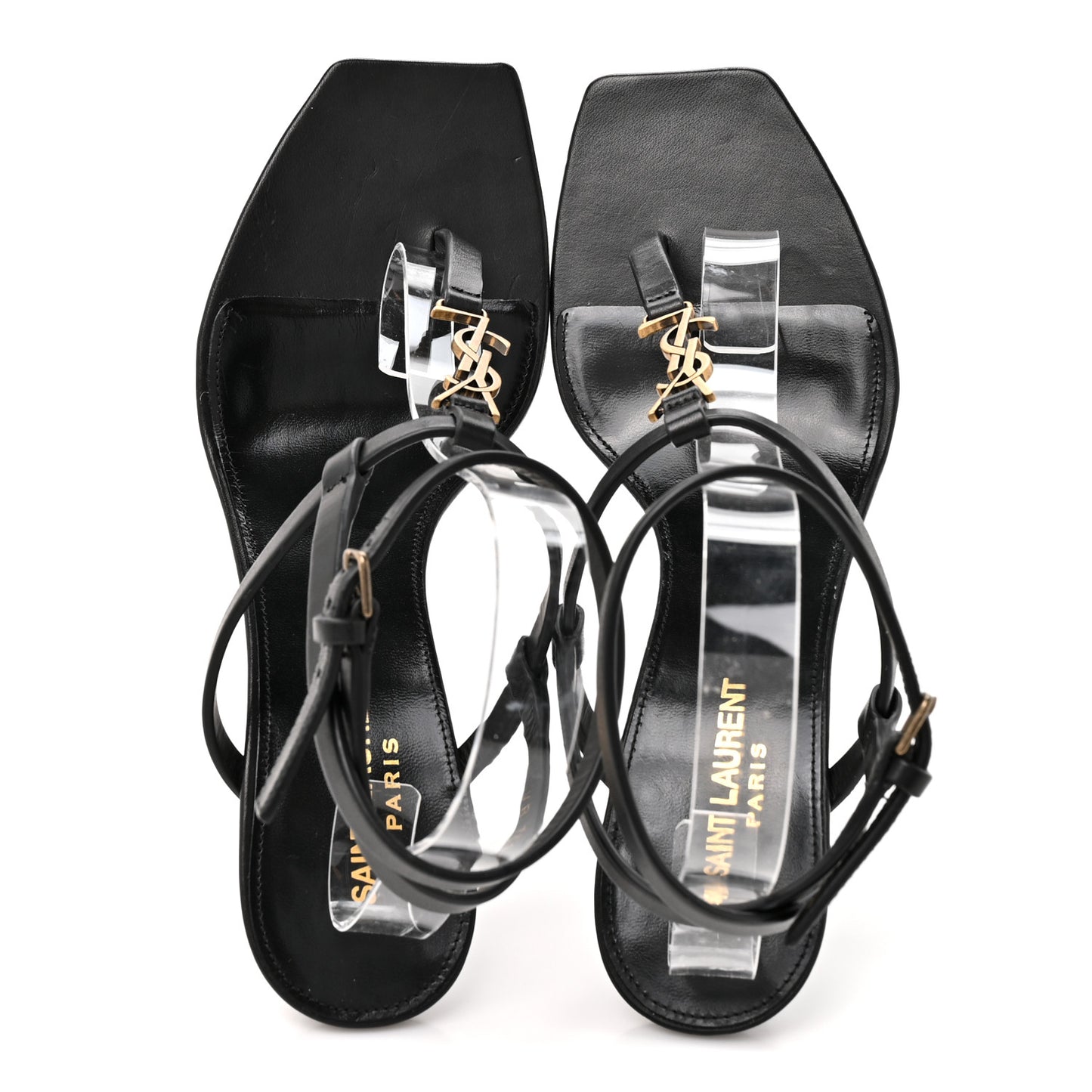 Calfskin Cassandra 60 Sandals 37 Black