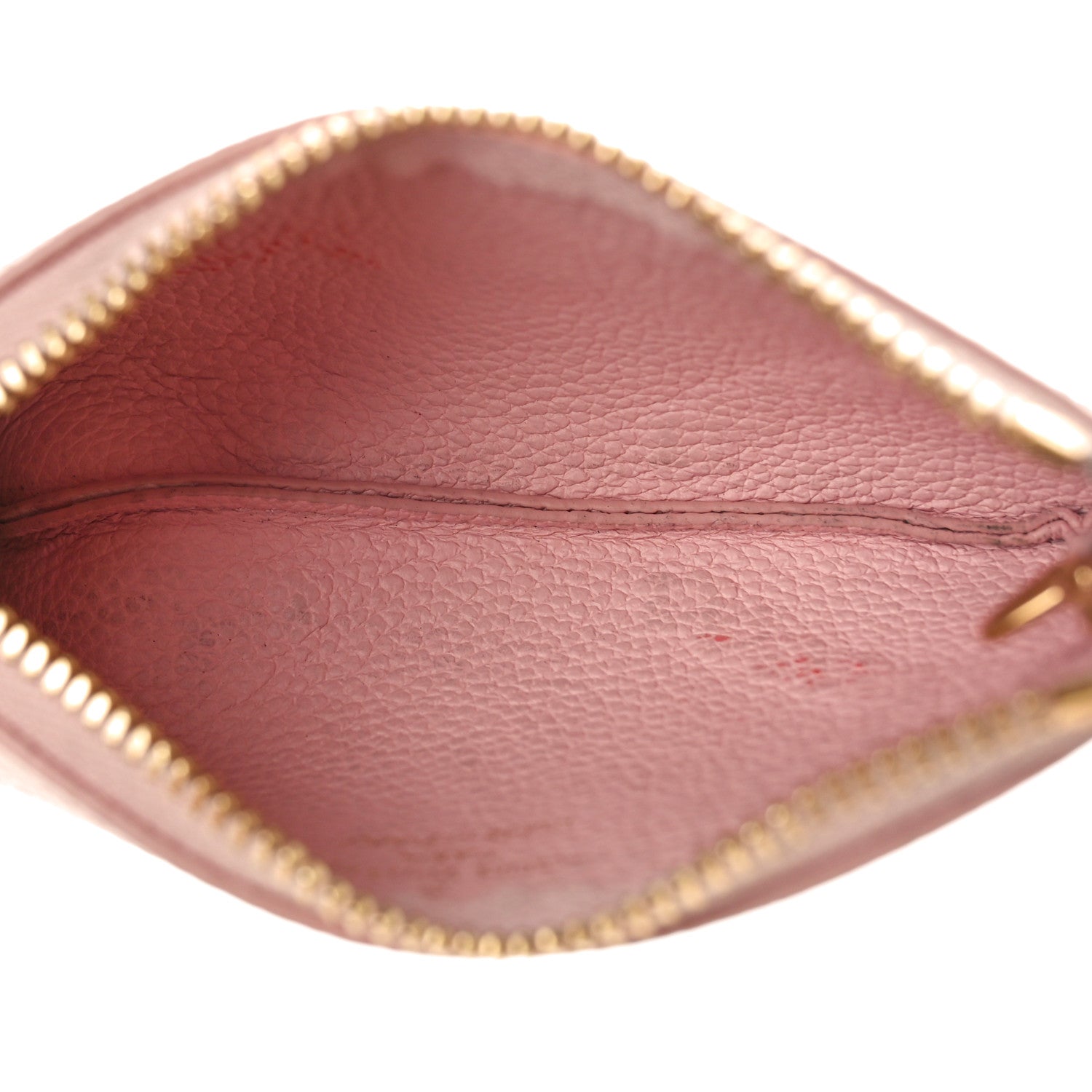 Louis Vuitton Empreinte Monogram Giant Broderies Key Pouch Pink Creme 5 of 11