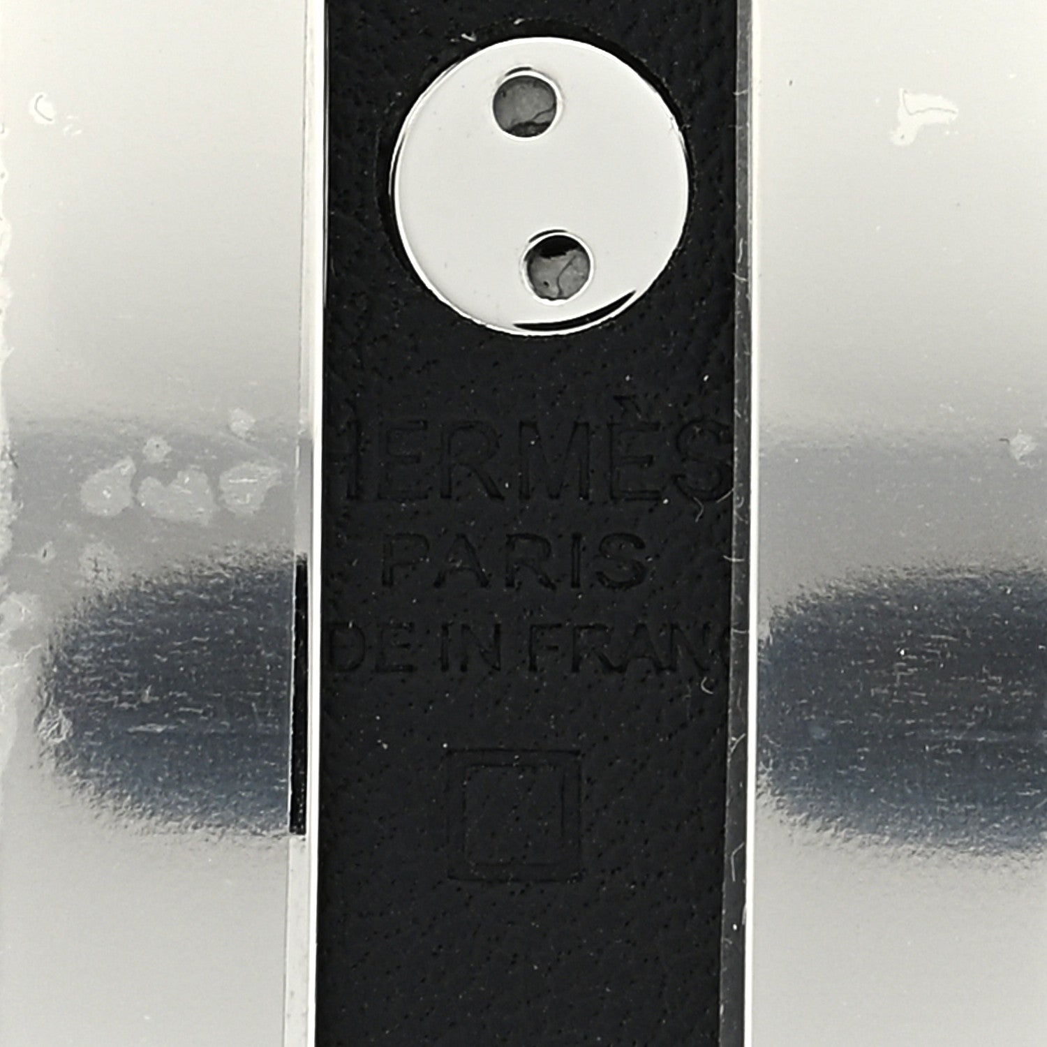 Hermes Matte Alligator Heritage Bill Clip Black 3 of 3